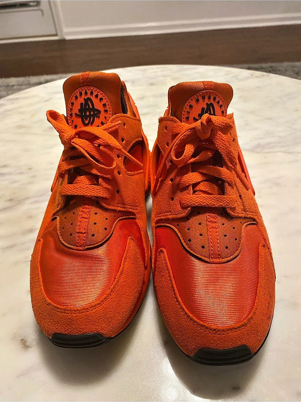 Nike Air Huarache Men's Orange Sneakers US 10